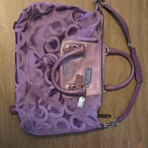 Purple Coach Women's Bag